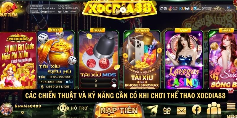 Các chiến thuật và kỹ năng cần có khi chơi Thể Thao xocdia88