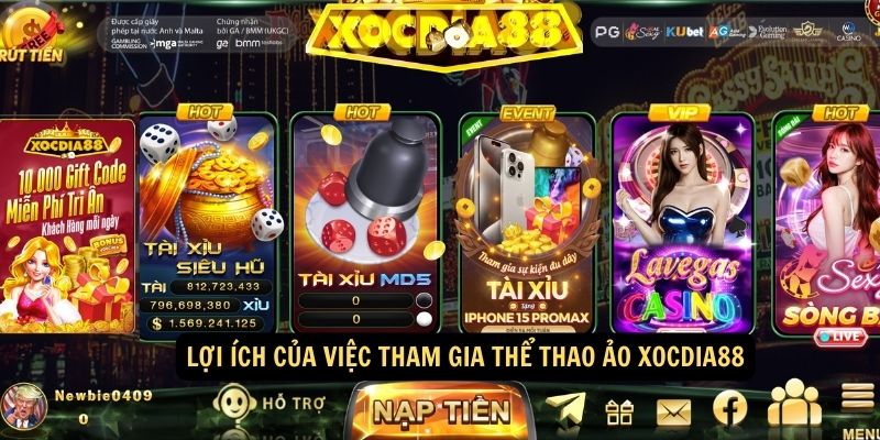 Lợi ích của việc tham gia Thể Thao Ảo xocdia88