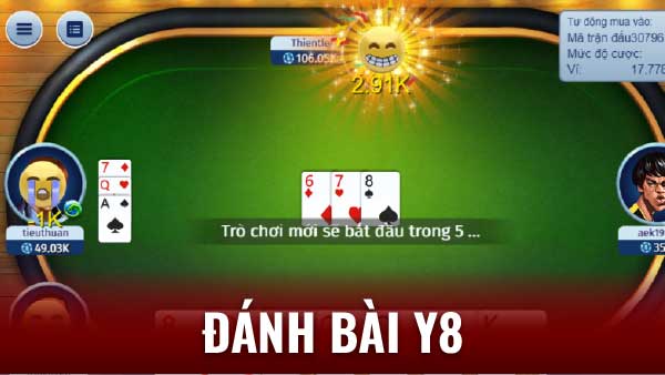 Đánh Bài Y8: Cổng Game Đánh Bài Trực Tuyến Hấp Dẫn Tiềm Năng